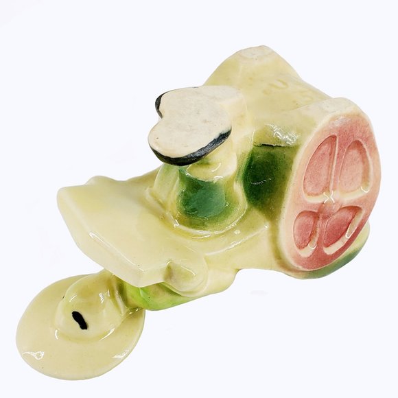 VTG Shawnee Pottery Planter Chinese Man Rickshaw Cart #539 USA Ceramic Asian - Picture 7 of 7